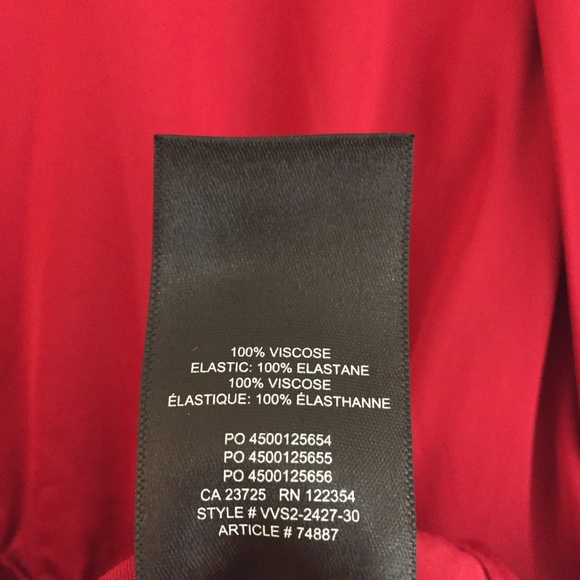 Sunday Best Tatiana Blouse Red Size 4 - Picture 6 of 6
